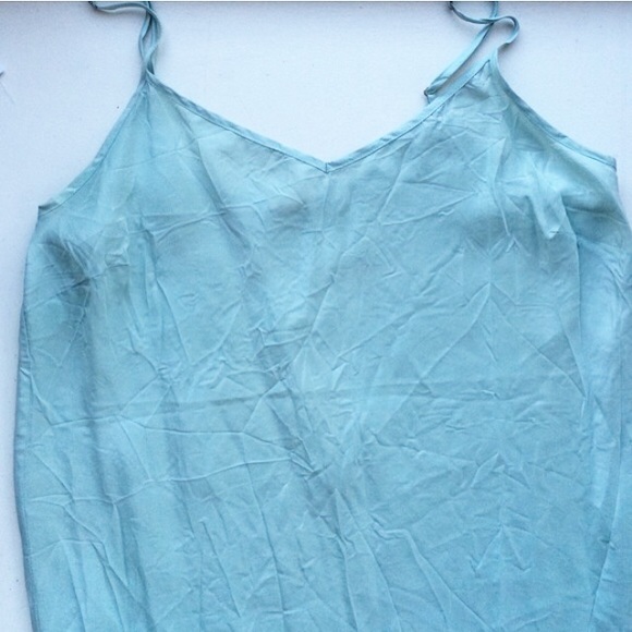 NWOT Mint Silk Tank Top from J. Crew