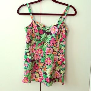 Lilly Pulitzer Gardenia Top in "Getaway Gardens"