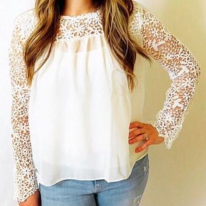 Flowy white blouse