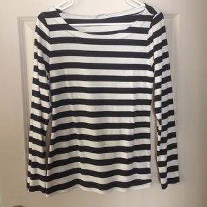 Banana Republic Striped Boatneck