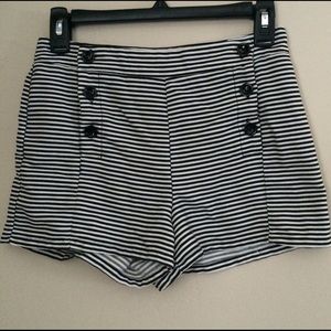 Forever 21: High Waisted Retro Striped Shorts