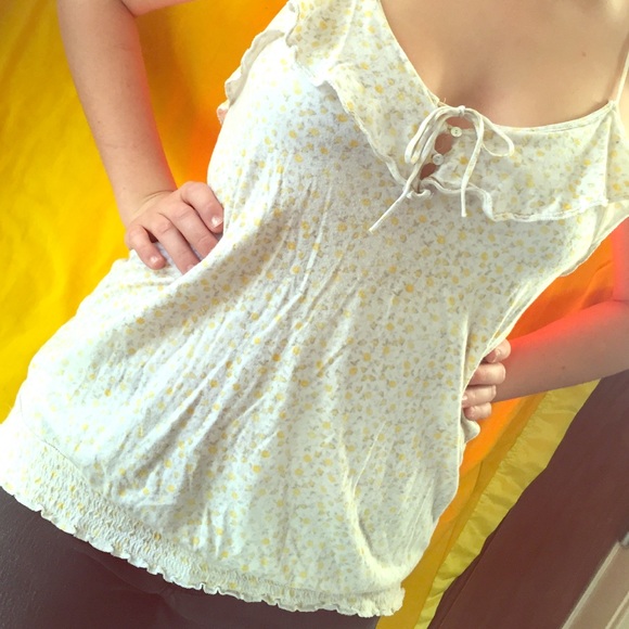 Spaghetti strap flow tank top