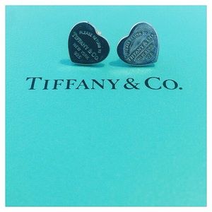 Tiffany & Co. Mini Heart Tag Earrings