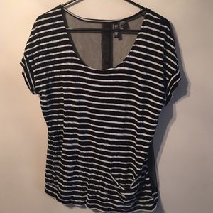 Full Tilt striped shirt with mesh back.