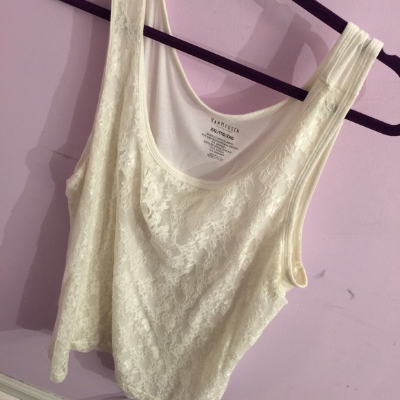 Van Heusen lace tank top