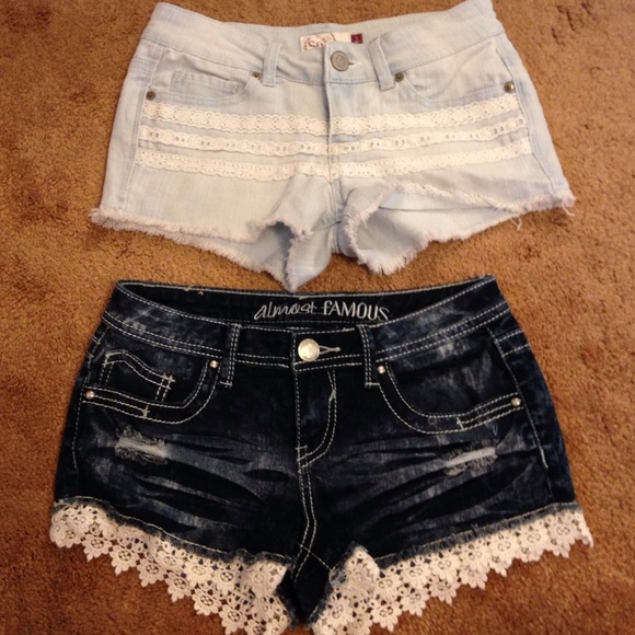 TWO PAIRS OF SHORTS