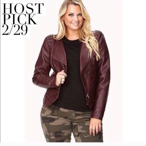 💥 F A UX leather jacket 💥