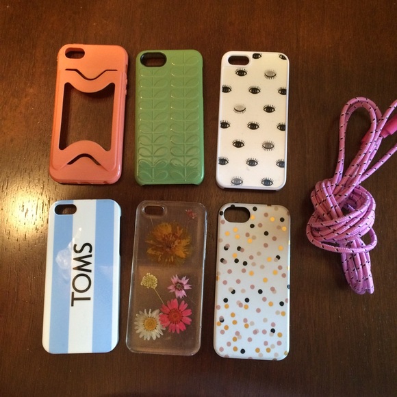 iPhone 5/5s Case Lot (Toms, Orla Kiely, Target)