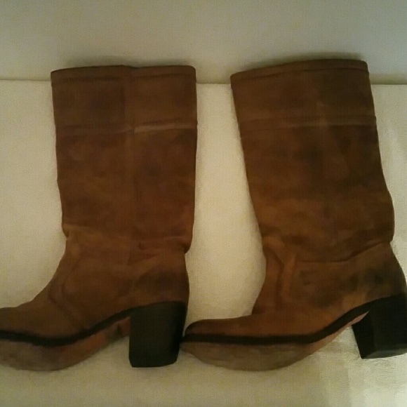 Frye Jane 14L Oil Suede Boots