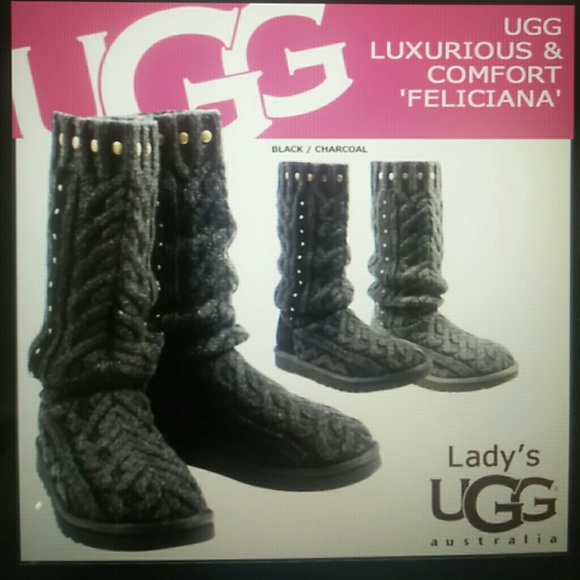 *SOLD ON MERC*UGG FELICIANA CABLE KNIT - Picture 4 of 4