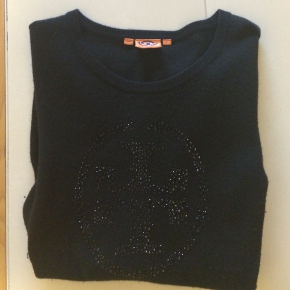 Black long sleeve Tory burch sweater