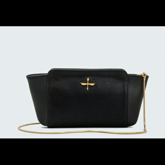 Pour la Victoire Elie Mini Crossbody Bag, Black