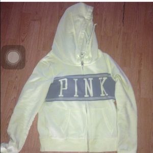 NWOT pink yellow sweatshirt