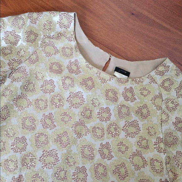 JCrew metallic top
