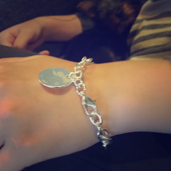 925 sterling silver charm bracelet. Heavy.