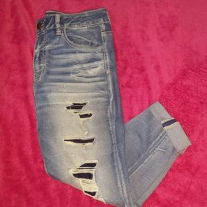 American Eagle High Rise Jegging Crop