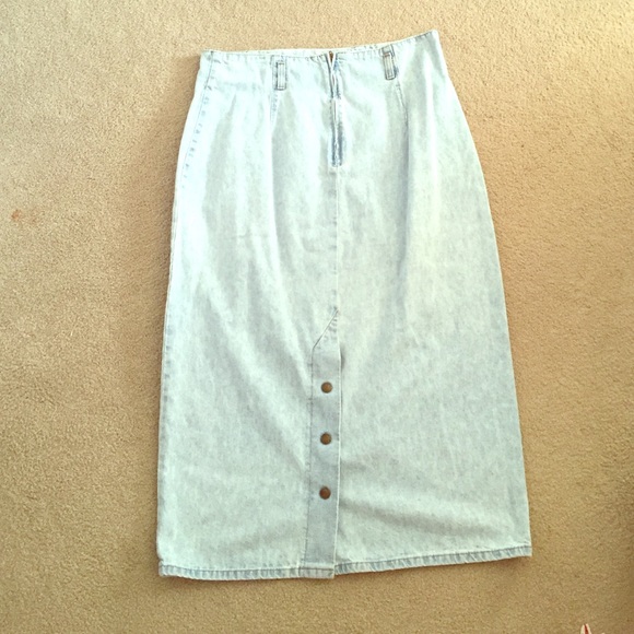 Vintage denim skirt