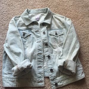 Light wash jean jacket
