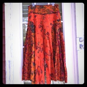 Wide Leg Gypsy Boho Hippie Ethnic Palazzo Pants