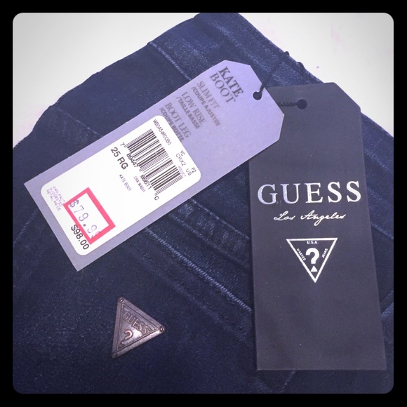 Kate Boot slim fit low rise boot leg Guess jeans