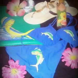 Captain Skip's Creations Custom HANDPAINTED Bikini
