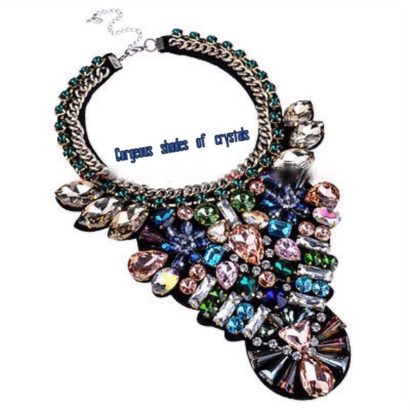 FREE SHIPPING Handmade never worn statement neckla - Picture 3 of 4