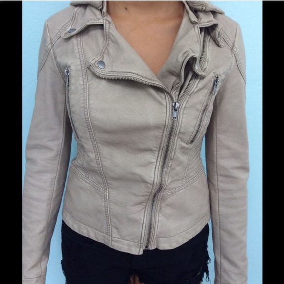 Free People Vegan Leather Jacket