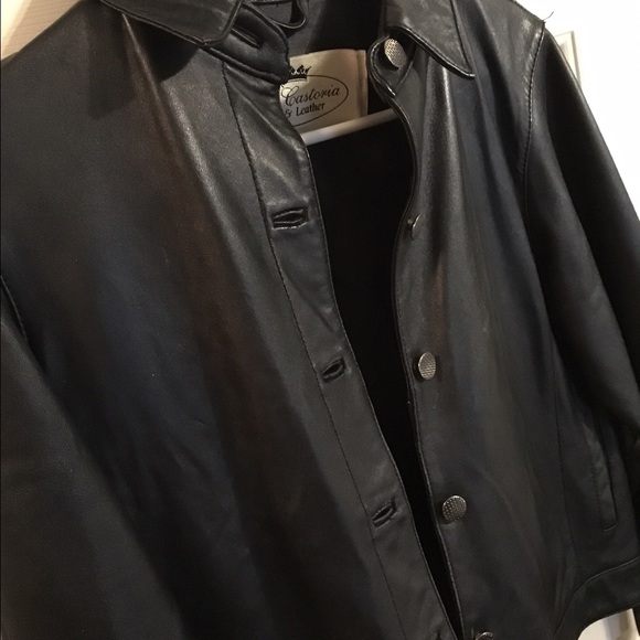 🎉M.Castoria🎉Leather coat - Picture 4 of 4