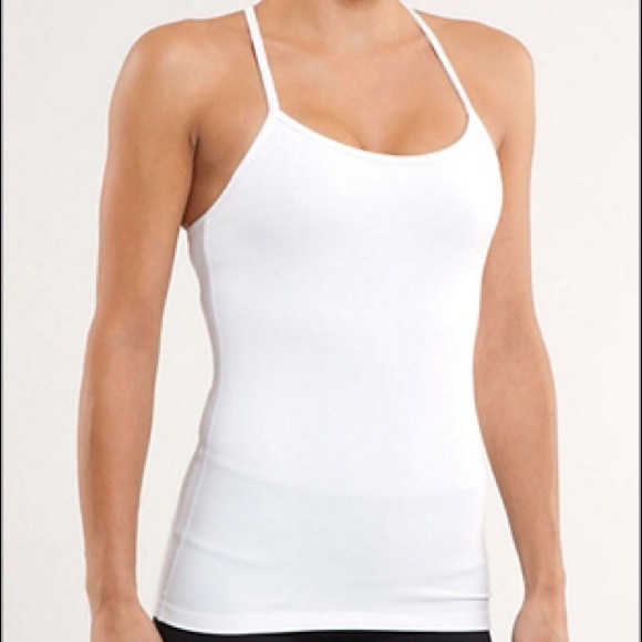 White Lululemon Tank