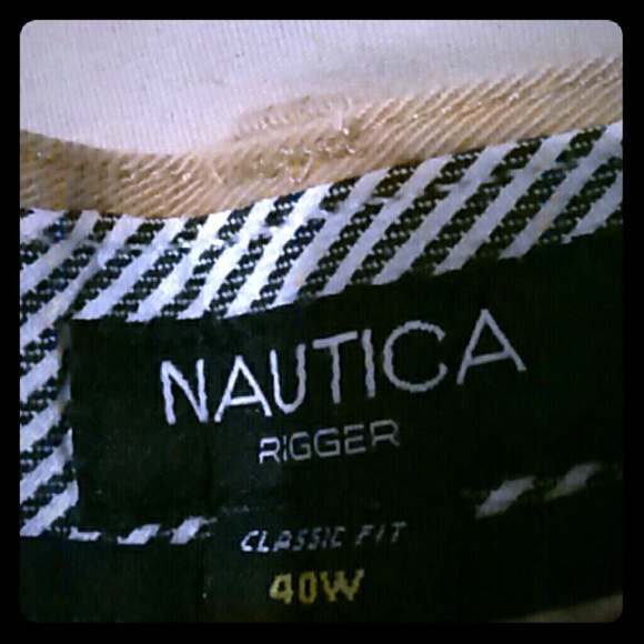 Men Nautica Golf shorts.