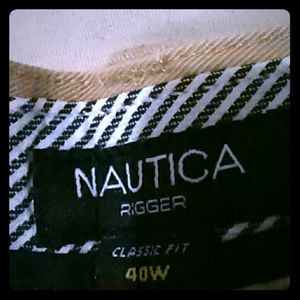 Men Nautica Golf shorts.
