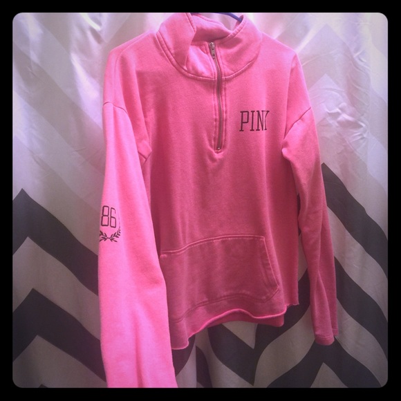 LAST MARK DOWN Pink VS half zip