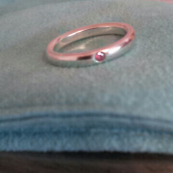 Tiffany & Co Pink Sapphire Ring size 5