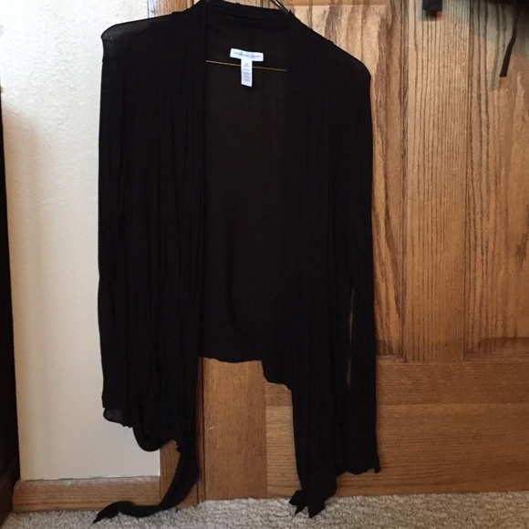 Black cardigan