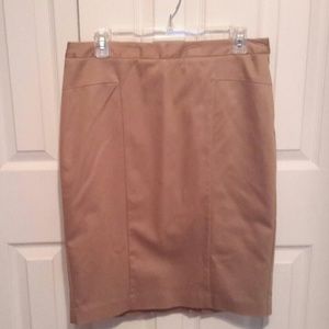 Worthington skirt light brown/tan size 8