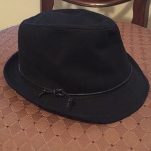 Black fedora - new with tags