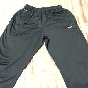 Nike Dri Fit Training Pants Youth L Zippered Leg