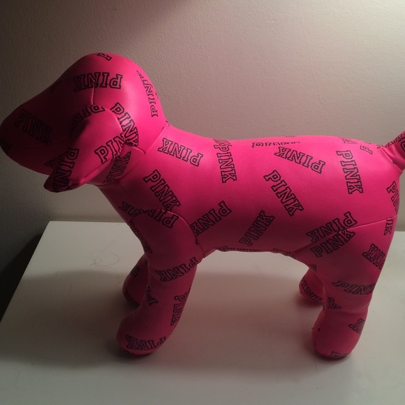 A Victoria's Secret pink dog doll