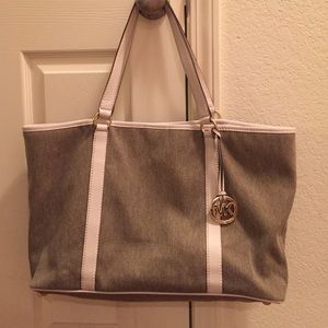 Authentic Michael Kors large tote bag