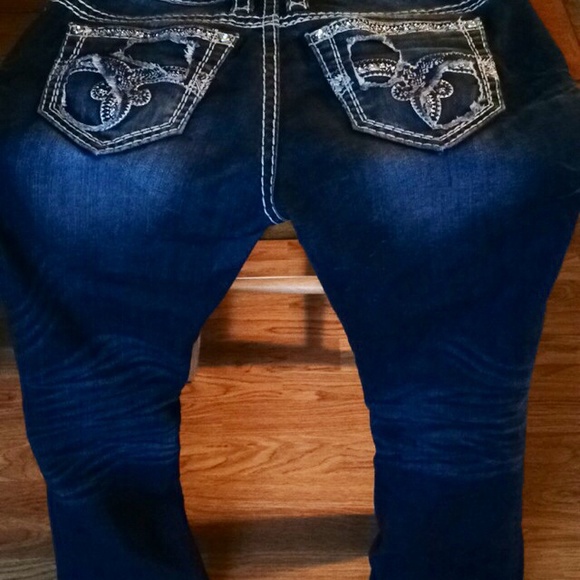 Rock Revival Boot Cut Jeans, Size 28 extra long