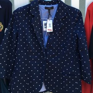 Jessica Simpson polka dot blazer