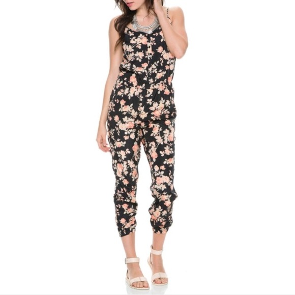 Jack by BB Dakota floral jumpsuit