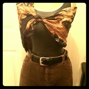 Boden Corduroy Long Skirt