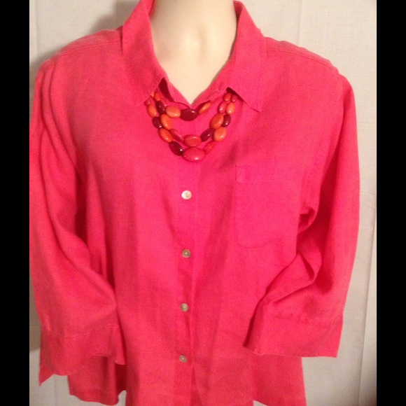 Chico size 3 Hot Pink blazer