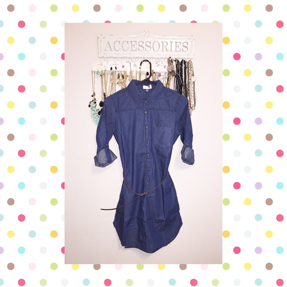 Denim Shirt Dress