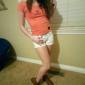 Mossimo Supply Co. - White Lace Detail Shorts