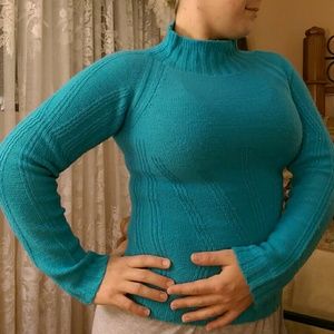 Teal Turtleneck Size Medium