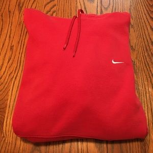 Red Nike hoodie!