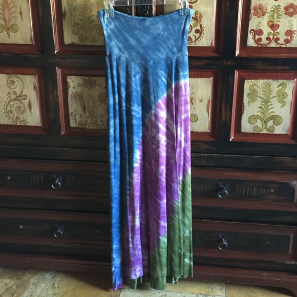 Lucky Brand - tie dye strapless dress or skirt