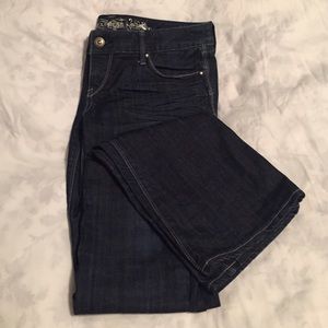 Express Barely Boot Jeans Long